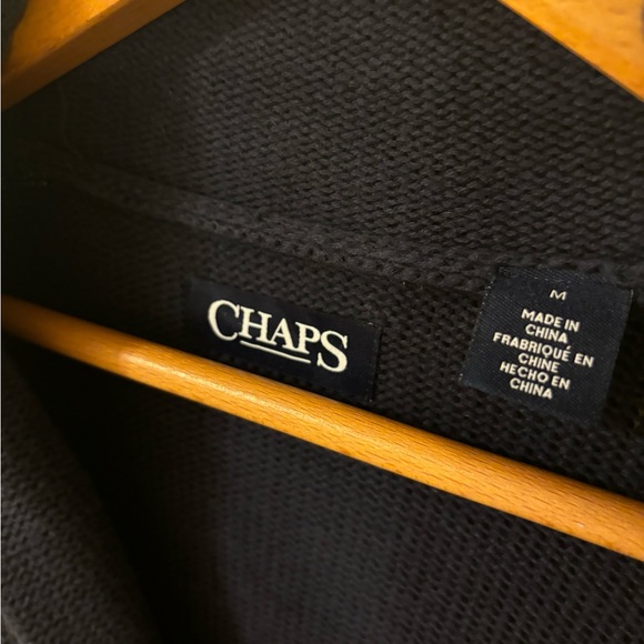 Medium Chaps Blue Cardigan - Picture 2 of 3